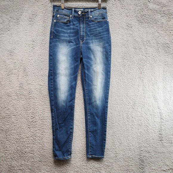 Levi's Denizen Jegging Women's 27 Blue Denim Cotton Stretch‎ High Rise Zip Fly - Picture 1 of 16